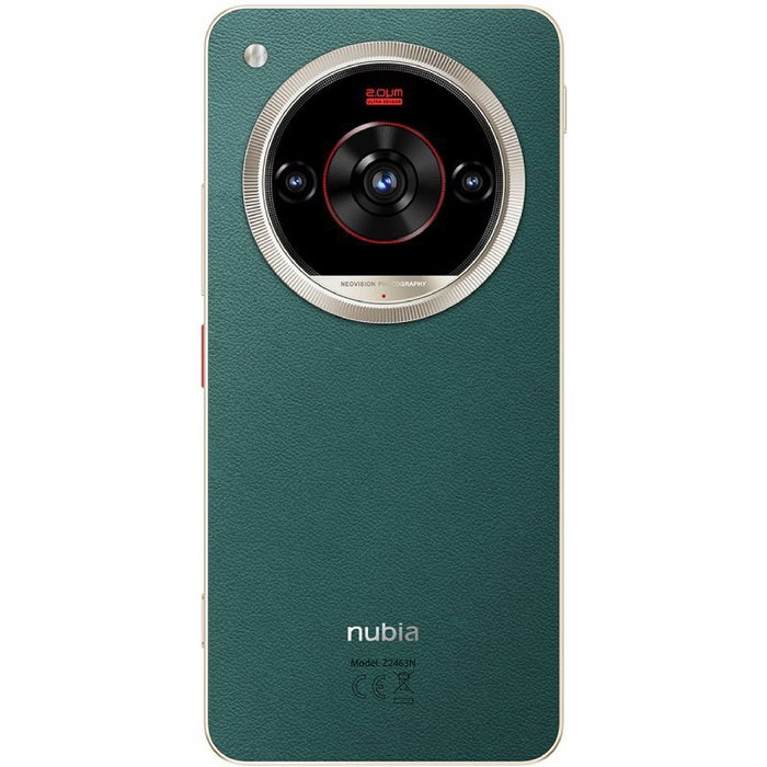 ZTE nubia Focus 2 Ultra 5G Smartphone con Lente Anillo Giratorio, 8GB RAM + 512GB, Pantalla 6.8" AMOLED 120Hz, 50MP Triple Cámara, 5000mAh, Color Verde - Modelo P720F12-GRE